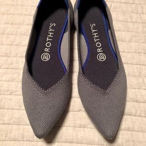 Rothy’s Cloud Gray Point size 8